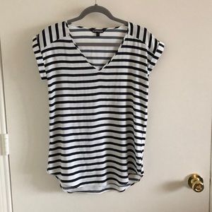 Black and white striped shirt